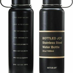 BOTTLED JOY 32oz Stainless Steel Water Bottle - New